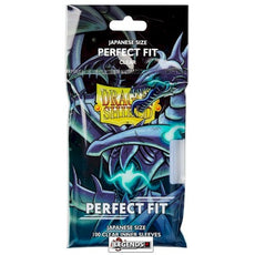DRAGON SHIELD SLEEVES - PERFECT FIT  (JAPANESE)  - CLEAR  100ct