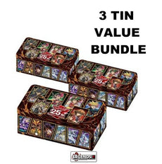 YU-GI-OH  - 25TH ANNIVERSARY  DUELING HEROES   3 TIN  VALUE BUNDLE    (2023)