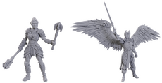 DUNGEONS & DRAGONS - UNPAINTED MINIATURES:   SPECIAL EDITION BALDUR'S GATE 3 - DAME AYLIN & MINTHARA  #WZK96369 - NEW RELEASE