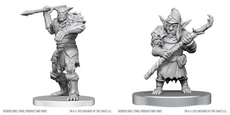 DUNGEONS & DRAGONS UNPAINTED MINIS WV28 BUGBEAR STALKER & GOBLIN HEXER WZK90808