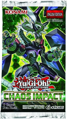 YU-GI-OH  - CHAOS IMPACT BOOSTER PACK- 1ST EDITION (2019)