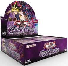 YUGIOH  CHAOS ORIGINS BOOSTER DISPLAY