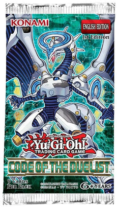 YU-GI-OH  - CODE OF THE DUELIST BOOSTER PACK- 1ST EDITION (2017)