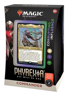 MTG - PHYREXIA:  ALL WILL BE ONE - CORRUPTING INFLUENCE COMMANDER DECKS   (2023)