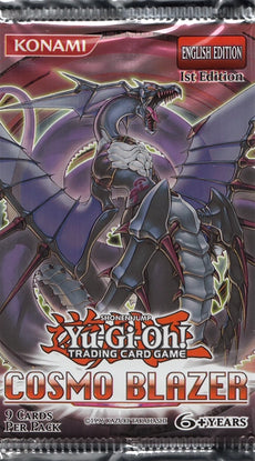YU-GI-OH  - COSMO BLAZER BOOSTER PACK- 1ST EDITION (2013)