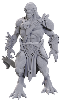 DUNGEONS & DRAGONS - WIZKIDS UNPAINTED MINIS - WV25 DRACONIAN MASTERMIND  #WZK90757 - NEW RELEASE