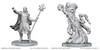 DUNGEONS & DRAGONS UNPAINTED MINIS WV28 DROW MAGE & YOCHLOL  WZK90858