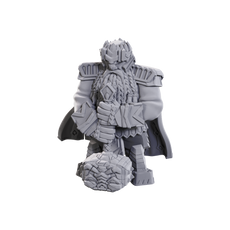 DEEP CUTS - UNPAINTED MINIATURES:  MALE DWARF CHAMPION HIGH-LEVEL  (WAVE 23)    #WZK90710