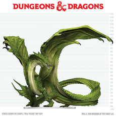 DUNGEONS & DRAGONS ICONS ADULT GREEN DRAGON DECEIVER PREMIUM MINIATURE