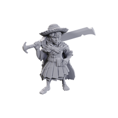 DEEP CUTS - UNPAINTED MINIATURES:  FEMALE HALFLING MAGUS LOW-LEVEL  (WAVE 23)    #WZK90711