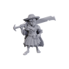 DEEP CUTS - UNPAINTED MINIATURES:  FEMALE HALFLING MAGUS LOW-LEVEL  (WAVE 23)    #WZK90711