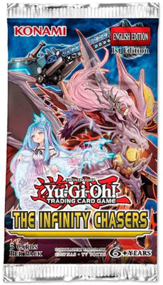 YU-GI-OH  - THE INFINITY CHASERS BOOSTER PACK- 1ST EDITION (2019)