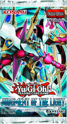 YU-GI-OH  - JUDGMENT OF THE LIGHT BOOSTER PACK- 1ST EDITION (2013)