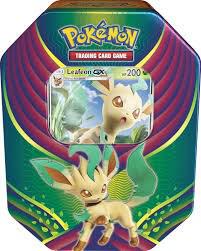 POKEMON -  EVOLUTION CELEBRATION TIN - LEAFEON GX