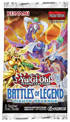 YU-GI-OH  - Battles of Legends - LIGHT'S REVENGE BOOSTER PACK - 1ST EDITION (2017)
