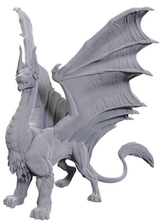 DUNGEONS & DRAGONS - WIZKIDS UNPAINTED MINIS - WV25 LIONDRAKE  #WZK90756 - NEW RELEASE
