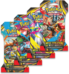 POKEMON ME01 MEGA EVOLUTION SLEEVED FULL ART SET BOOSTER PACKS
