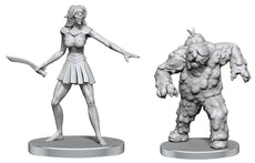 PATHFINDER BATTLES -UNPAINTED MINIS WV26 MUDWRETCH & BUSO WZK97586