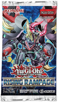 YU-GI-OH  - RISING RAMPAGE BOOSTER PACK- 1ST EDITION (2019)