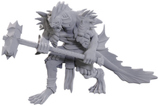 DUNGEONS & DRAGONS - WIZKIDS UNPAINTED MINIS:  WV25 SAHUAGIN CORAL SMASHER - WZK90761 - NEW RELEASE