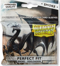 DRAGON SHIELD DECK SLEEVES - PERFECT FIT - SIDELOADER SMOKE  100CT