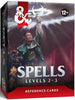 DUNGEONS & DRAGONS  REFERENCE CARDS SPELLS 2 (LEVELS 2-3)