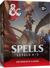 DUNGEONS & DRAGONS  REFERENCE CARDS SPELLS 3 (LEVELS 4-5)