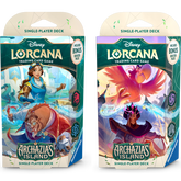 DISNEY LORCANA   - SET 7 ARCHAZIA’S ISLAND STARTER DECKS - SET OF 2 - NEW RELEASE