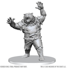 DUNGEONS & DRAGONS UNPAINTED MINIS WV28 WEREBEAR WZK90812