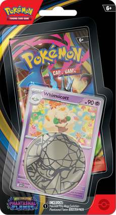 POKEMON ME02 PHANTASMAL FLAMES CHECKLANE BLISTER WHIMSICOTT