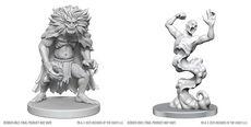 DUNGEONS & DRAGONS UNPAINTED MINIS WV28 CLASSIC WIGHT & CLASSIC WRAITH WZK90814