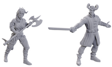 DUNGEONS & DRAGONS - UNPAINTED MINIATURES:   SPECIAL EDITION BALDUR'S GATE 3 - WYLL & KARLACH  #WZK96367 - NEW RELEASE