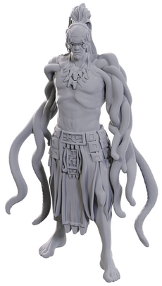 DUNGEONS & DRAGONS - WIZKIDS UNPAINTED MINIS:  WV25 YUAN-TI PIT MASTER - WZK90753 - NEW RELEASE