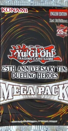 YU-GI-OH  - 25TH ANNIVERSARY  DUELING HEROES  BOOSTER PACK - 1ST EDTION   (2023)
