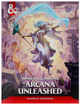 DUNGEONS & DRAGONS  5th Edition RPG:  ARCANA UNLEASHED HC -  REG. COVER