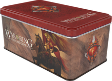 WAR OF THE RING - CARD BOX AND SLEEVES - RED BANNERMAN VERSION