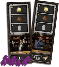 BARRAGE  EXECUTIVE OFFICER A AND SET OF 8 PURPLE MACHINERIES
