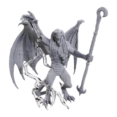 DUNGEONS & DRAGONS - UNPAINTED MINIATURES:   WV24 BLUE ABISHAI     #WZK90703