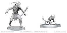DUNGEONS & DRAGONS UNPAINTED MINIS WV28 BULEZAU & QUASIT  WZK90853
