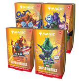 MTG  UNIVERSES BEYOND MARVEL SUPER HEROES COMMANDER COLLECTORS EDITION - SET OF 4
