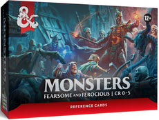 DUNGEONS & DRAGONS  REFERENCE CARDS MONSTERS FEARSOME AND FEROCIOUS