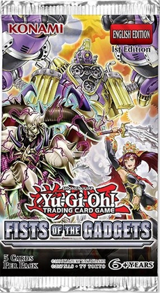 YUGI-OH  -  FISTS OF THE GADGETS   BOOSTER PACK