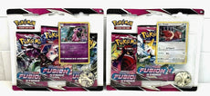 POKEMON  SWORD AND SHIELD  FUSION STRIKE  EEVEE & ESPEON 3 PACK BLISTER SET