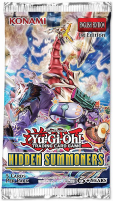 YUGI-OH - Hidden Summoners  Booster Pack ( 1st Edition ) - 2018