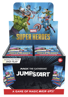 MTG - UNIVERSES BEYOND: MTG MARVEL SUPER HEROES JUMPSTART BOOSTER BOX DISPLAY