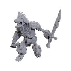 DUNGEONS & DRAGONS - UNPAINTED MINIATURES: LIZARDFOLK SKELETON (WAVE 23)  #WZK90117