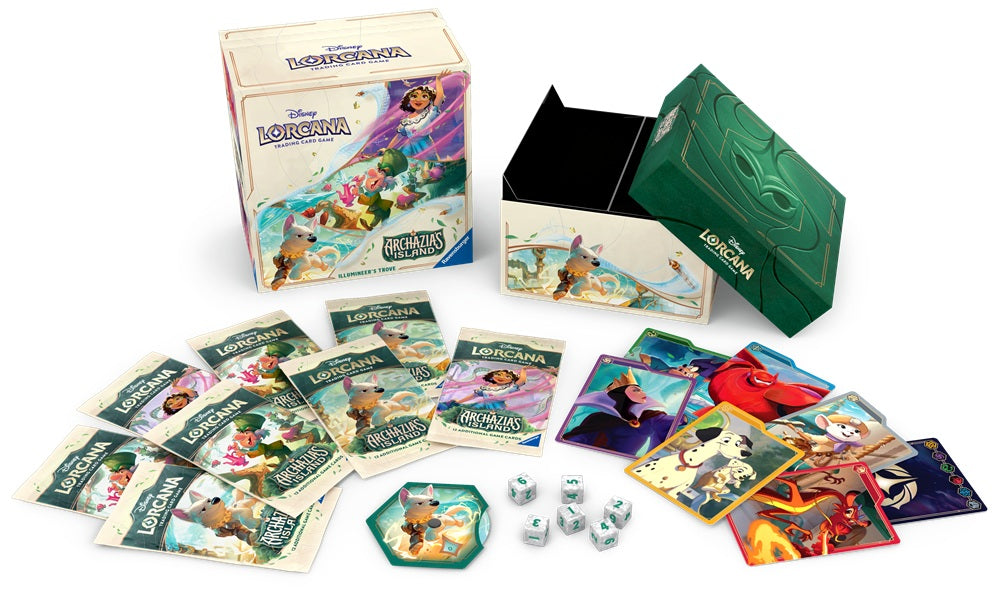 lorcana cards set 7 DISNEY LORCANA: SET 7 ARCHAZIA’S ISLAND TROVE