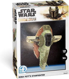 STAR WARS - THE MANDALORIAN - Boba Fett's Starfighter, 3D Paper Model Kit