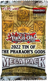 YUGI-OH  -  2022 GOLD - TIN OF THE PHARAOH’S GODS - MEGA BOOSTER PACK