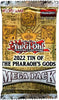 YUGI-OH  -  2022 GOLD - TIN OF THE PHARAOH’S GODS - MEGA BOOSTER PACK